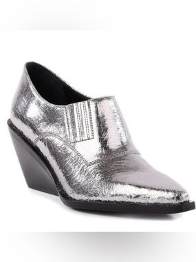 Seychelles Seattle Metallic Silver Booties size 6.5